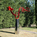 Customize metal craft stainless steel sculpture for home decoration